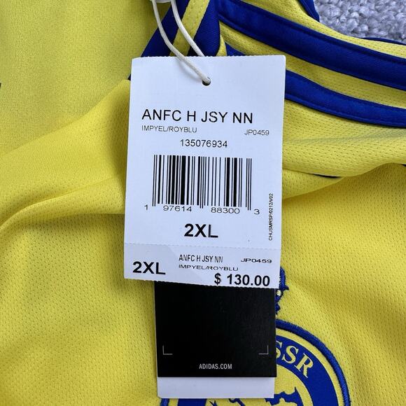 Adidas Al Nassr FC Cristiano Ronaldo Authentic Jersey Mens Sz 2XL 24/25 Home - Picture 7 of 12